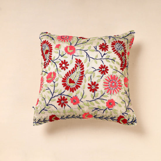 Phulkari Embroidery Cushion Cover