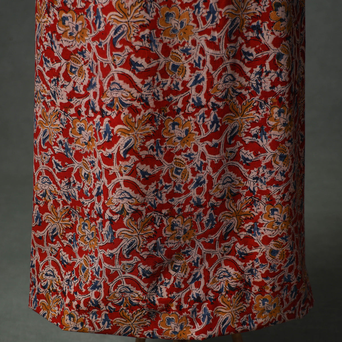 Patchwork Kalamkari Block Print Cotton Unstitched Kurta Material (2.5m) 13