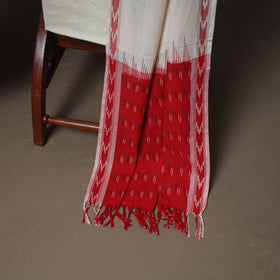 Pochampally Ikat Woven Cotton Unstitched Dress Material: Kurta, Bottom & Dupatta 02