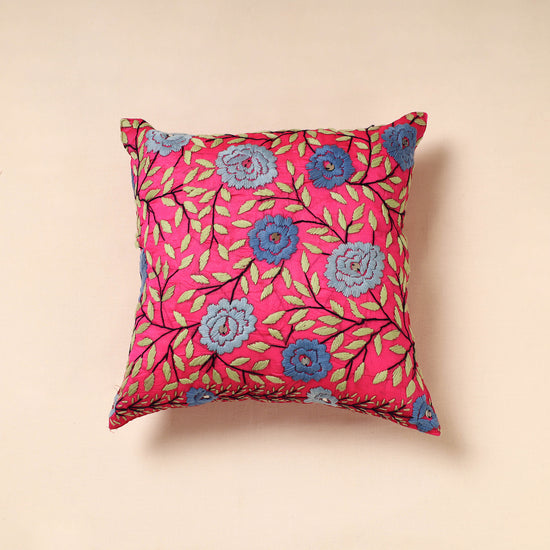 Phulkari Embroidery Cushion Cover