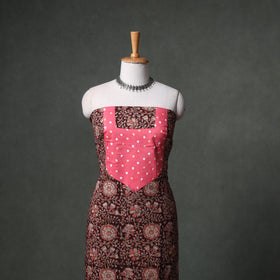 Patchwork Kalamkari Block Print Cotton Unstitched Kurta Material (2.5m) 16
