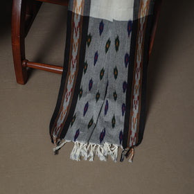 Pochampally Ikat Woven Cotton Unstitched Dress Material: Kurta, Bottom & Dupatta 03