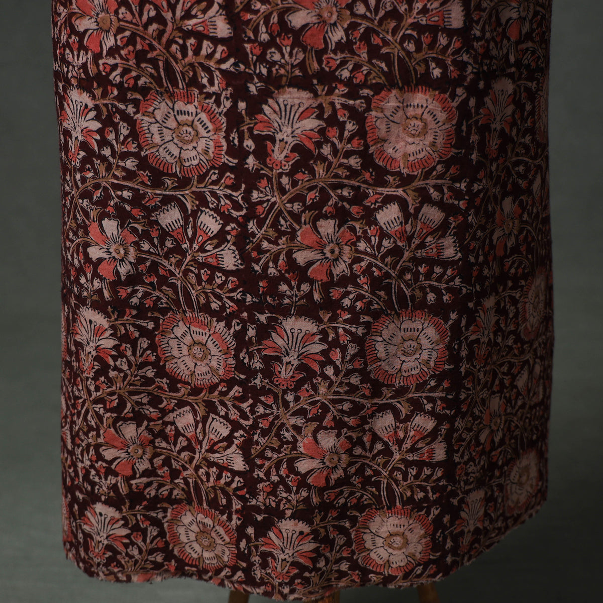 Patchwork Kalamkari Block Print Cotton Unstitched Kurta Material (2.5m) 16
