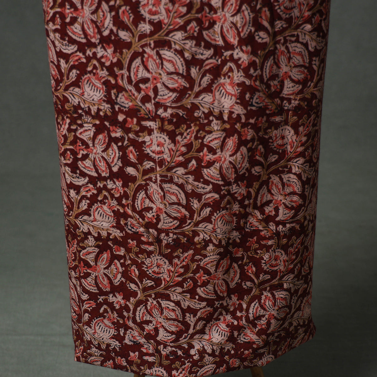 Patchwork Kalamkari Block Print Cotton Unstitched Kurta Material (2.5m) 17