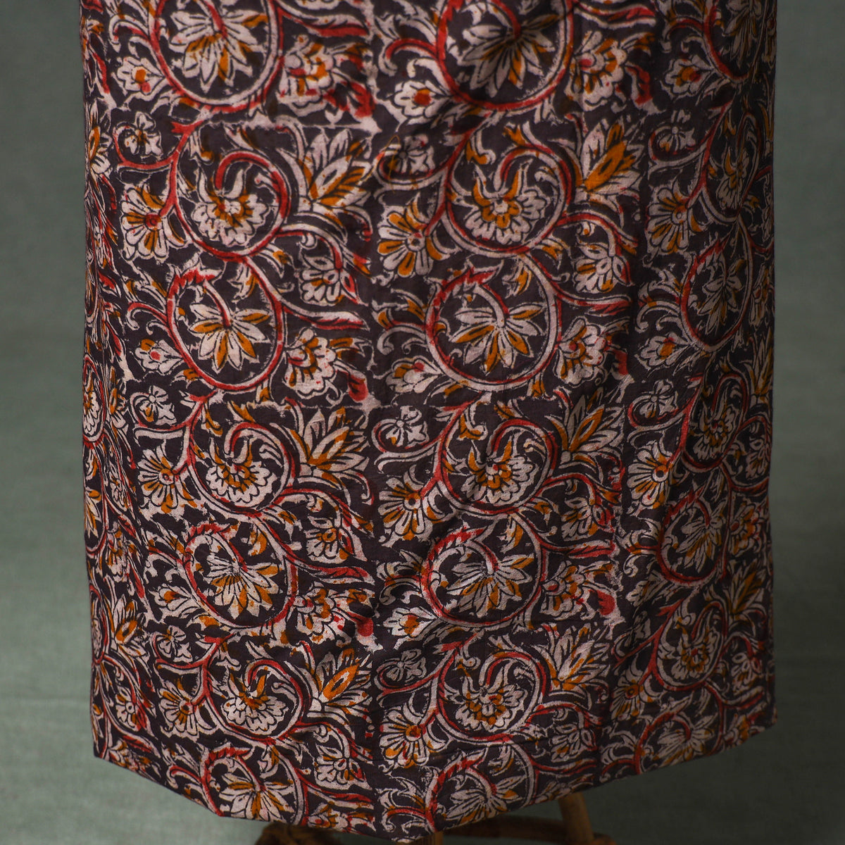 Patchwork Kalamkari Block Print Cotton Unstitched Kurta Material (2.5m) 19