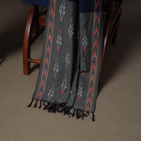 Pochampally Ikat Woven Cotton Unstitched Dress Material: Kurta, Bottom & Dupatta 05