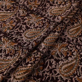 Pedana Hand Block Kalamkari Print Natural Dyed Cotton Fabric 02
