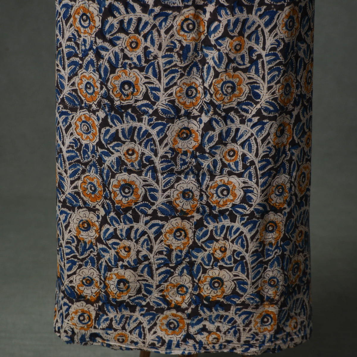 Patchwork Kalamkari Block Print Cotton Unstitched Kurta Material (2.5m) 25