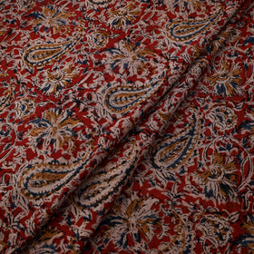 Pedana Hand Block Kalamkari Print Natural Dyed Cotton Fabric 07