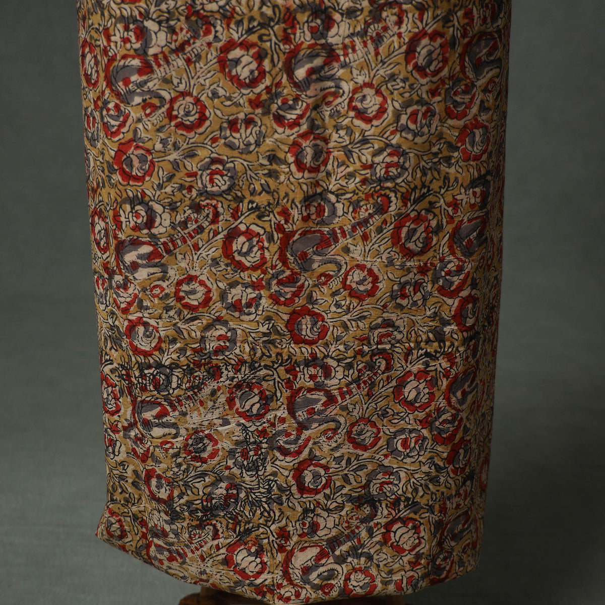Patchwork Kalamkari Block Print Cotton Unstitched Kurta Material (2.5m) 27