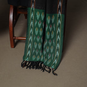 Pochampally Ikat Woven Cotton Unstitched Dress Material: Kurta, Bottom & Dupatta 08