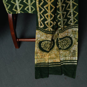 Kutch Hand Block Batik Print Cotton 3pc Unstitched Dress Material Suit Set 06