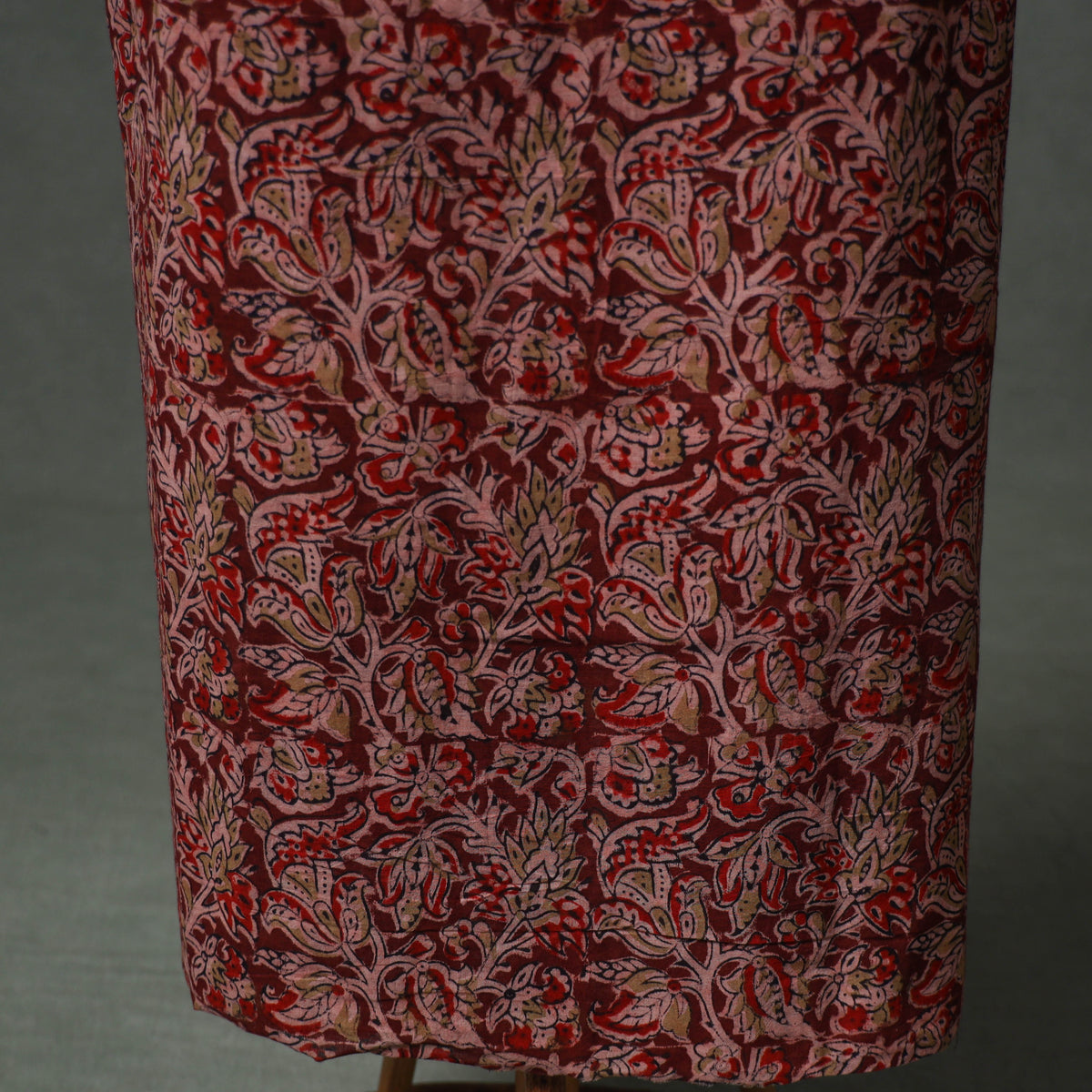 Patchwork Kalamkari Block Print Cotton Unstitched Kurta Material (2.5m) 32