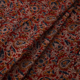Pedana Hand Block Kalamkari Print Natural Dyed Cotton Fabric 13