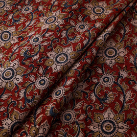 Pedana Hand Block Kalamkari Print Natural Dyed Cotton Fabric 15