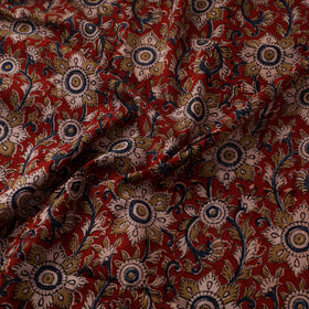 Pedana Hand Block Kalamkari Print Natural Dyed Cotton Fabric 15