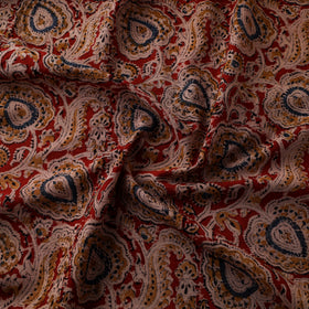 Pedana Hand Block Kalamkari Print Natural Dyed Cotton Fabric 16