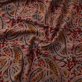 Pedana Hand Block Kalamkari Print Natural Dyed Cotton Fabric 19