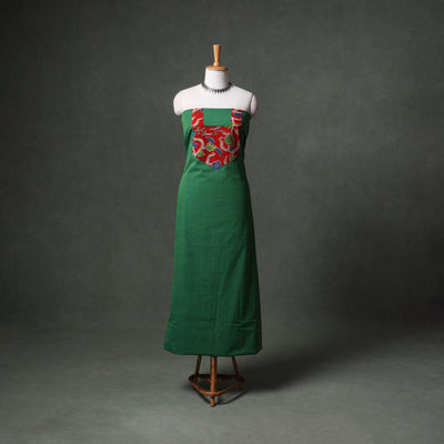 Patchwork Mangalagiri Handloom Cotton Unstitched Kurta Material (2.5m) 39