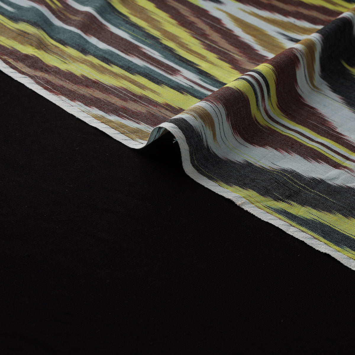 Pochampally Central Asian Ikat Pure Cotton Fabric 01