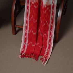 Pochampally Ikat Woven Cotton Unstitched Dress Material: Kurta, Bottom & Dupatta 15