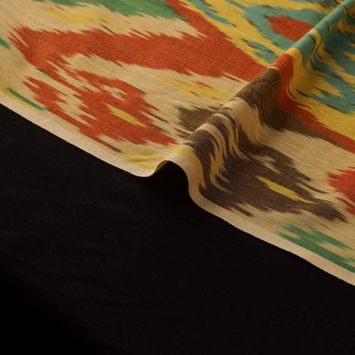 Pochampally Central Asian Ikat Pure Cotton Fabric 03