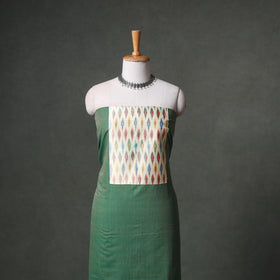 Patchwork Mangalagiri Handloom Cotton Unstitched Kurta Material (2.5m) 46