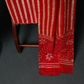 Kutch Hand Block Batik Print Cotton 3pc Unstitched Dress Material Suit Set 14
