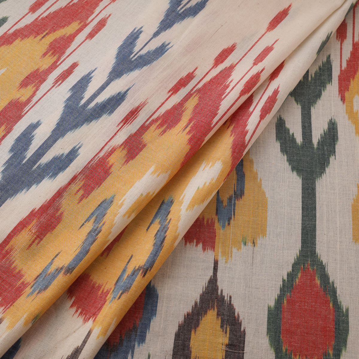 Pochampally Central Asian Ikat Pure Cotton Fabric 06