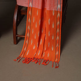 Pochampally Ikat Woven Cotton Unstitched Dress Material: Kurta, Bottom & Dupatta 17