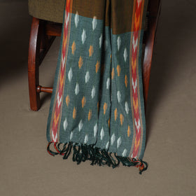 Pochampally Ikat Woven Cotton Unstitched Dress Material: Kurta, Bottom & Dupatta 18