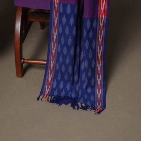 Pochampally Ikat Woven Cotton Unstitched Dress Material: Kurta, Bottom & Dupatta 19