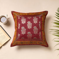 Traditional Pure Banarasi Silk Handwoven Zari Cushion Cover