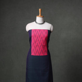 Patchwork Mangalagiri Handloom Cotton Unstitched Kurta Material (2.5m) 54