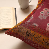 Traditional Pure Banarasi Silk Handwoven Zari Cushion Cover