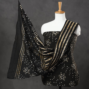 3pc Kutch Batik Printed Cotton Suit Material Set 31