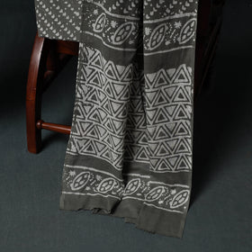 Kutch Hand Block Batik Print Cotton 3pc Unstitched Dress Material Suit Set 24