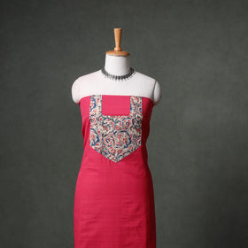 Patchwork mangalagiri handloom cotton unstitched kurta