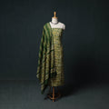 Kutch Hand Block Batik Print Cotton 3pc Unstitched Dress Material Suit Set 28