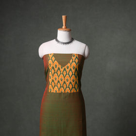 Patchwork Mangalagiri Handloom Cotton Unstitched Kurta Material (2.5m) 70