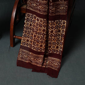 Kutch Hand Block Batik Print Cotton 3pc Unstitched Dress Material Suit Set 31