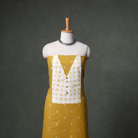 Patchwork Jacquard Buti Cotton Unstitched Kurta Material (2.5M) 77