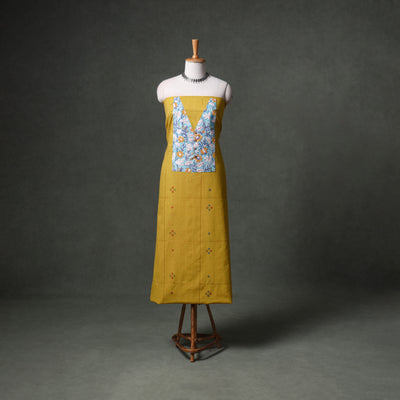 Patchwork Jacquard Buti Cotton Unstitched Kurta Material (2.5M) 78