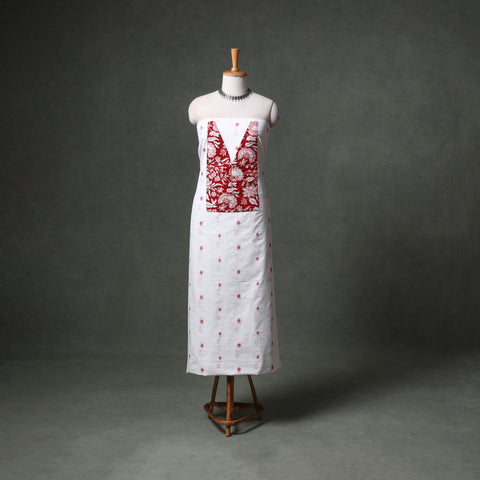 Patchwork Jacquard Buti Cotton Unstitched Kurta Material (2.5M) 79
