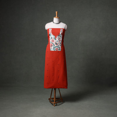 Patchwork Jacquard Buti Cotton Unstitched Kurta Material (2.5M) 80