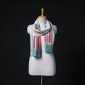Sanganeri Handloom Chanderi Silk Hand Block Floral Print Stole 18