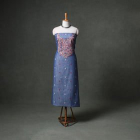 Patchwork Jacquard Buti Cotton Unstitched Kurta Material (2.5M) 81