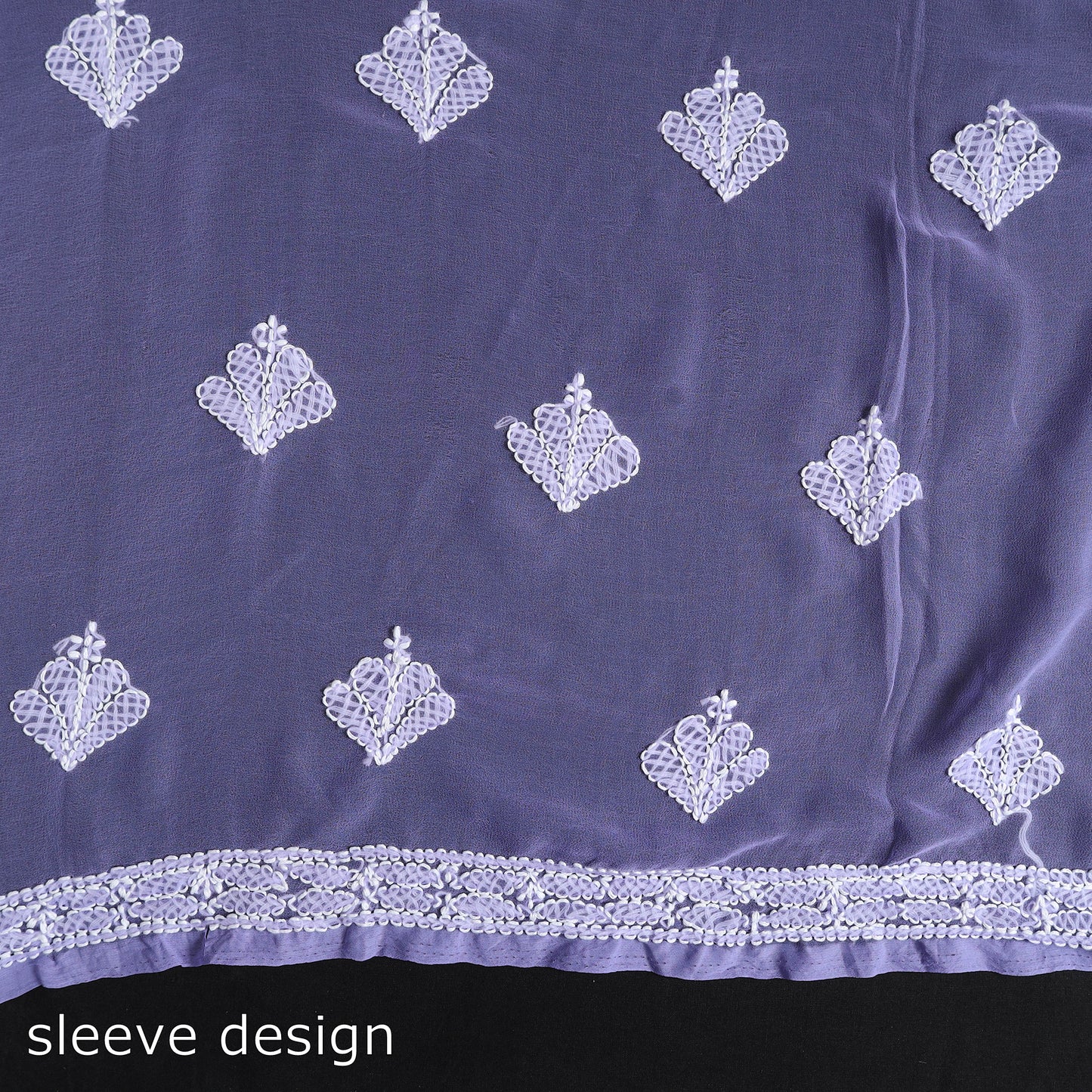 3pc Hand Embroidery Georgette Chikankari Dress Material 03