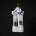 Sanganeri Handloom Chanderi Silk Hand Block Floral Print Stole 20
