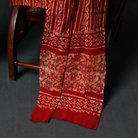 Kutch Hand Block Batik Print Cotton 3pc Unstitched Dress Material Suit Set 34